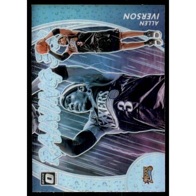 2020-21 Donruss Optic Raining 3s Holo #2 Allen Iverson