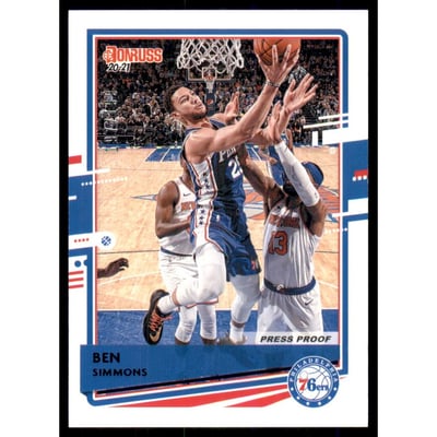 2020-21 Donruss Press Proof Purple #176 Ben Simmons