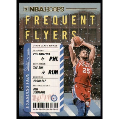 2020-21 Hoops Frequent Flyers Winter Holo #10 Ben Simmons