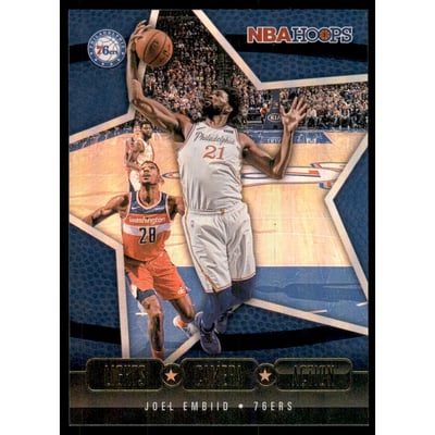 2020-21 Hoops Lights Camera Action Holo #12 Joel Embiid
