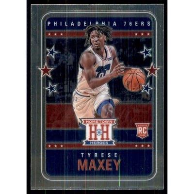 2020-21 Panini Chronicles #547 Tyrese Maxey/Hometown Heroes Optic