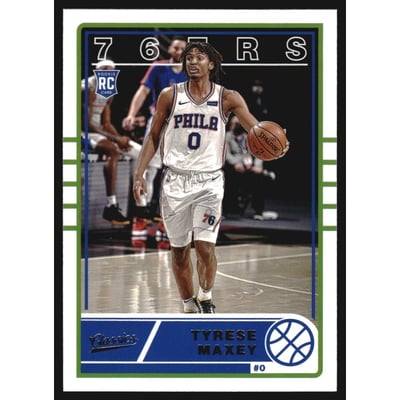 2020-21 Panini Chronicles #631 Tyrese Maxey/Classics