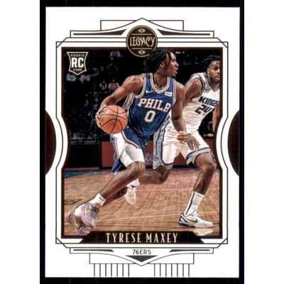 2020-21 Panini Chronicles #679 Tyrese Maxey/Legacy