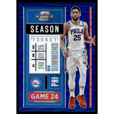 2020-21 Panini Contenders Optic Blue #56 Ben Simmons