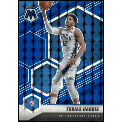 2020-21 Panini Mosaic Mosaic Blue #159 Tobias Harris