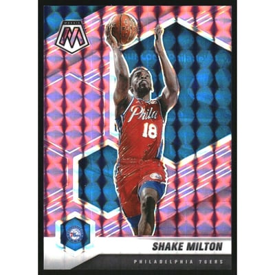 2020-21 Panini Mosaic Mosaic Purple #56 Shake Milton