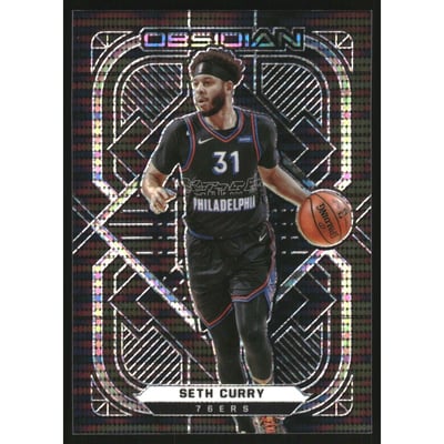2020-21 Panini Obsidian Electric Etch Asia #7 Seth Curry