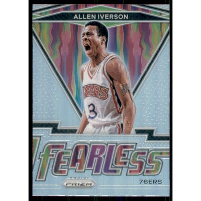 2020-21 Panini Prizm Fearless Prizms Silver #20 Allen Iverson