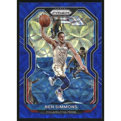 2020-21 Panini Prizm Prizms Choice Blue #125 Ben Simmons