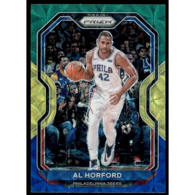2020-21 Panini Prizm Prizms Choice Blue Yellow and Green #152 Al Horford