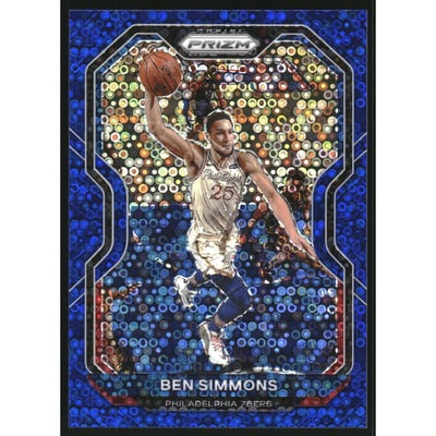 2020-21 Panini Prizm Prizms Fast Break Blue #125 Ben Simmons