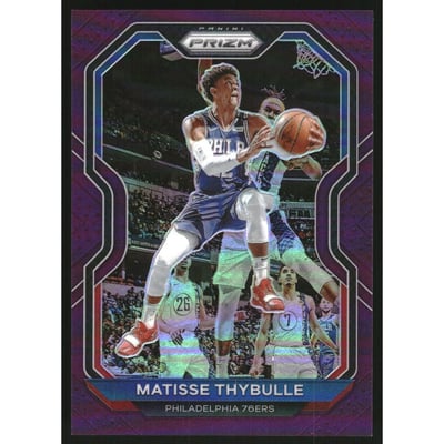 2020-21 Panini Prizm Prizms Purple #200 Matisse Thybulle