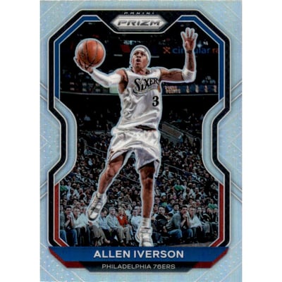 2020-21 Panini Prizm Prizms Silver #19 Allen Iverson