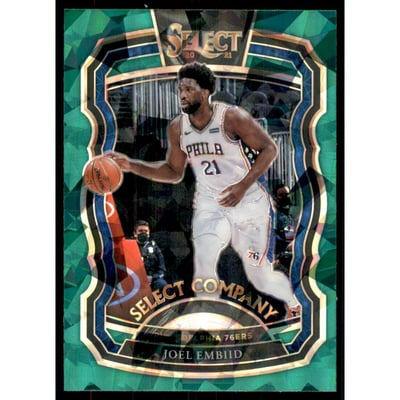 2020-21 Select Company Prizms Green #24 Joel Embiid