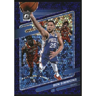 2021-22 Donruss Optic Fast Break Purple #84 Ben Simmons