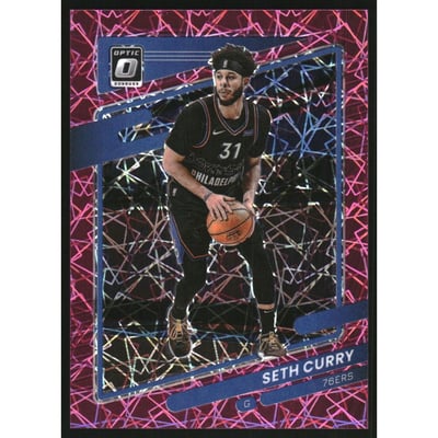 2021-22 Donruss Optic Pink Velocity #91 Seth Curry
