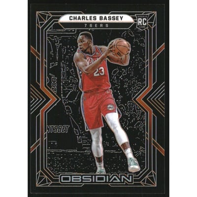 2021-22 Panini Obsidian Electric Etch Orange #197 Charles Bassey
