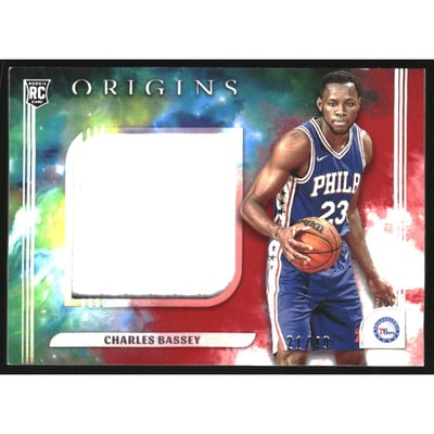 2021-22 Panini Origins Rookie Jumbo Jerseys Red #39 Charles Bassey