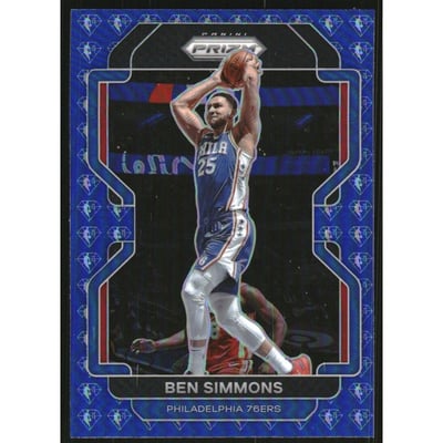 2021-22 Panini Prizm Prizms NBA 75th Anniversary #199 Ben Simmons