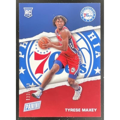 2021 Panini Father's Day Silver #RC10 Tyrese Maxey /199