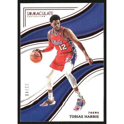 2022-23 Immaculate Collection Red #68 Tobias Harris