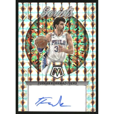 2022-23 Panini Mosaic Scripts #55 Furkan Korkmaz