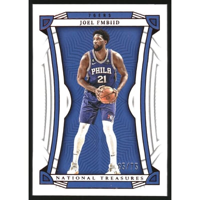2022-23 Panini National Treasures Red #13 Joel Embiid