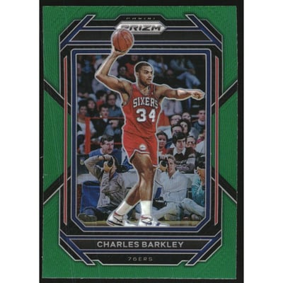 2022-23 Panini Prizm Prizms Green #300 Charles Barkley