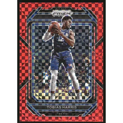 2022-23 Panini Prizm Prizms Red Power #31 Tobias Harris