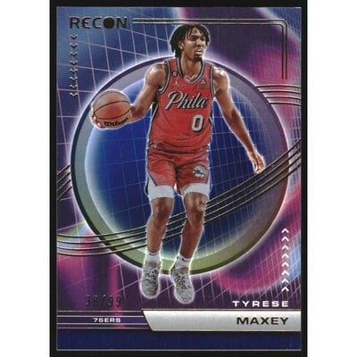 2022-23 Panini Recon Holo Blue #18 Tyrese Maxey
