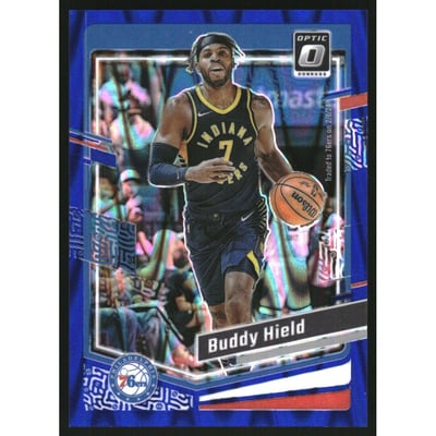 2023-24 Donruss Optic Blue Seismic #42 Buddy Hield