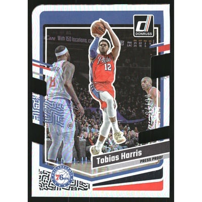 2023-24 Donruss Press Proof Silver Die-Cut #4 Tobias Harris