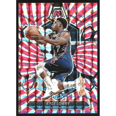 2023-24 Panini Mosaic Mosaic Pink Swirl FOTL #161 Kyle Lowry