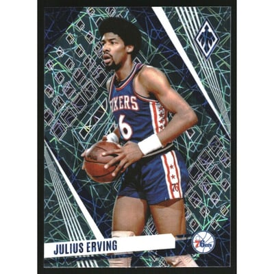 2023-24 Panini Phoenix Teal Lazer #244 Julius Erving