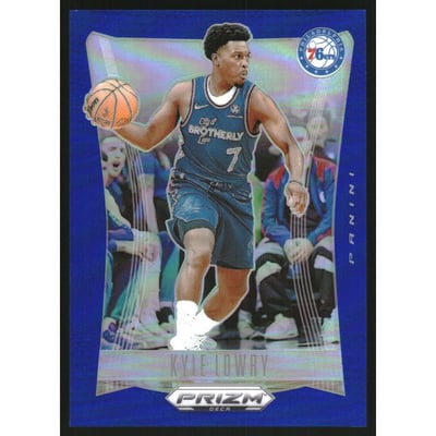 2023-24 Panini Prizm Deca Prizms Blue #59 Kyle Lowry