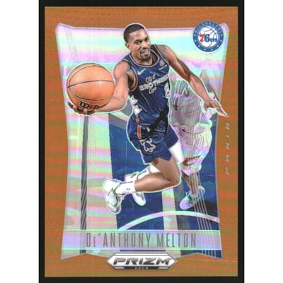 2023-24 Panini Prizm Deca Prizms Orange #9 De'Anthony Melton