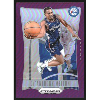 2023-24 Panini Prizm Deca Prizms Purple #9 De'Anthony Melton