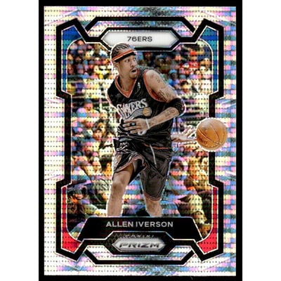 2023-24 Panini Prizm Prizms Pulsar #184 Allen Iverson
