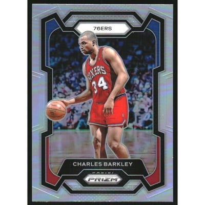 2023-24 Panini Prizm Prizms Silver #180 Charles Barkley