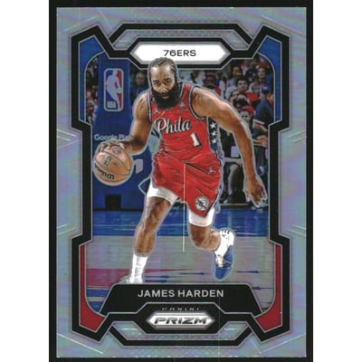 2023-24 Panini Prizm Prizms Silver #98 James Harden