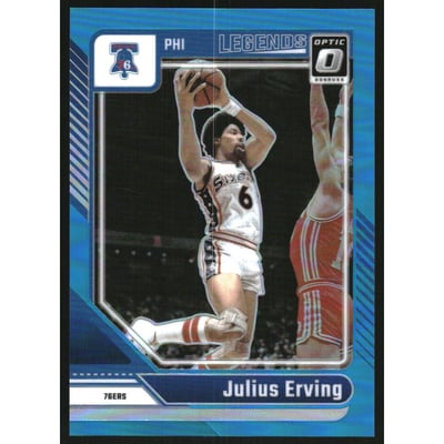 2024-25 Donruss Optic Aqua #232 Julius Erving LGD