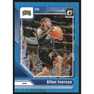 2024-25 Donruss Optic Aqua #237 Allen Iverson LGD