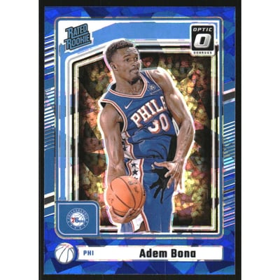 2024-25 Donruss Optic Preview Blue Cracked Ice #205 Adem Bona RR