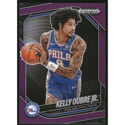 2024-25 Panini Prizm Black Prizms Purple #154 Kelly Oubre Jr.