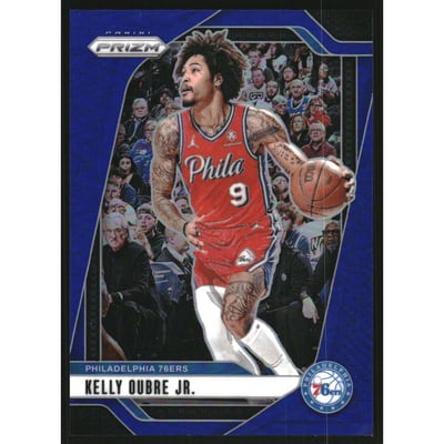 2024-25 Panini Prizm Prizms Blue #9 Kelly Oubre Jr.