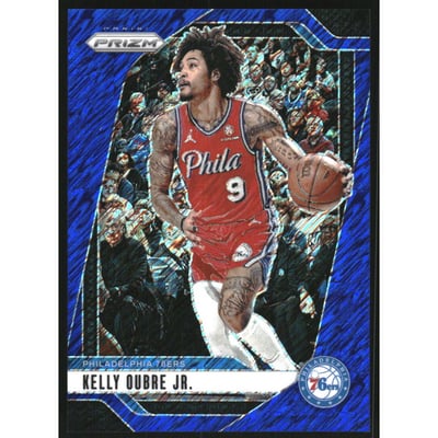 2024-25 Panini Prizm Prizms Blue Shimmer FOTL #9 Kelly Oubre Jr.