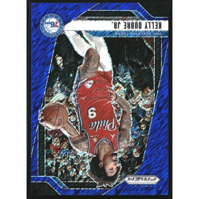 2024-25 Panini Prizm Prizms Blue Shimmer FOTL #9 Kelly Oubre Jr.