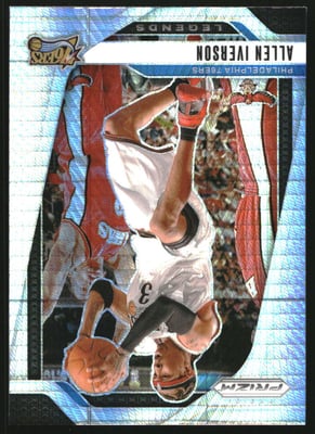 2024-25 Panini Prizm Prizms Hyper #291 Allen Iverson