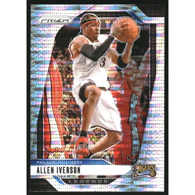 2024-25 Panini Prizm Prizms Pulsar #291 Allen Iverson