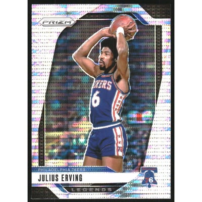 2024-25 Panini Prizm Prizms Pulsar #292 Julius Erving